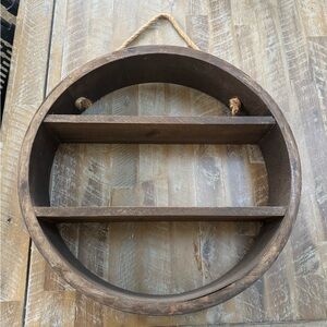Rustic Brown Wall Shelf